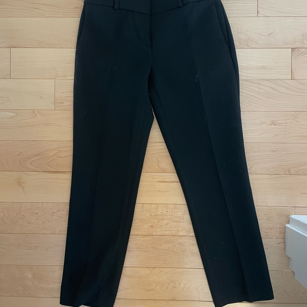 Ann Taylor Petite Kate Fit Black Trousers